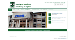 Desktop Screenshot of dentistry.unn.edu.ng